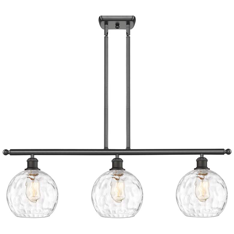 Image 1 Athens Water 8" 3 Light 36" LED Island Light - Oil Rubbed Bronze