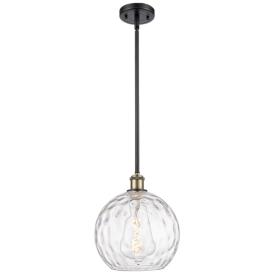 Athens Water Glass 10" Mini Pendant - Black Antique Brass - Clear Athens Water Glass 10" Mini Pendant - Black Antique Brass - Clear