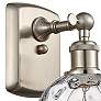 Athens Water Glass 11" High Brushed Satin Nickel Wall Sconce
