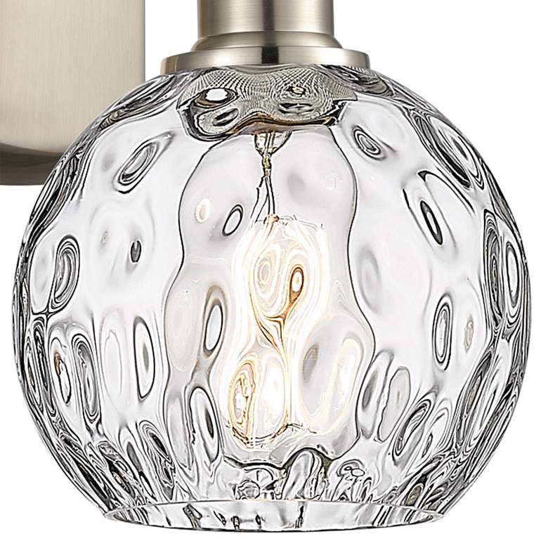 Image 2 Athens Water Glass 11" High Polished Chrome Wall Sconce more views