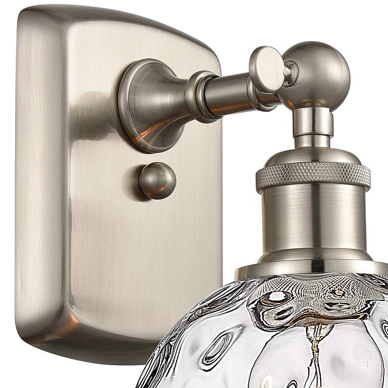 Image 3 Athens Water Glass 11" High Polished Chrome Wall Sconce more views