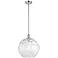 Athens Water Glass 12" Mini Pendant - Polished Chrome - Clear Water Gl