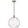 Athens Water Glass 13" Wide Antique Brass Pendant Light