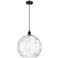 Athens Water Glass 13" Wide Oil-Rubbed Bronze Mini Pendant
