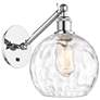 Athens Water Glass 14 3/4" High Polished Chrome Wall Sconce