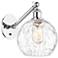 Athens Water Glass 14 3/4" High Polished Chrome Wall Sconce
