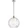Athens Water Glass 14" Wide Polished Nickel Pendant Light