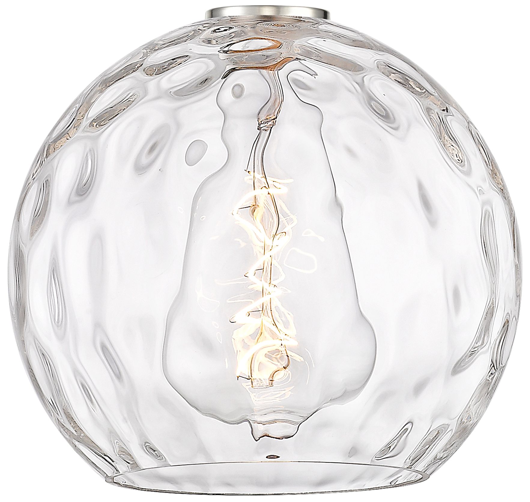 Image 3 Athens Water Glass 16 1/2"W Antique Brass Multi-Light Pendant Made to  more views