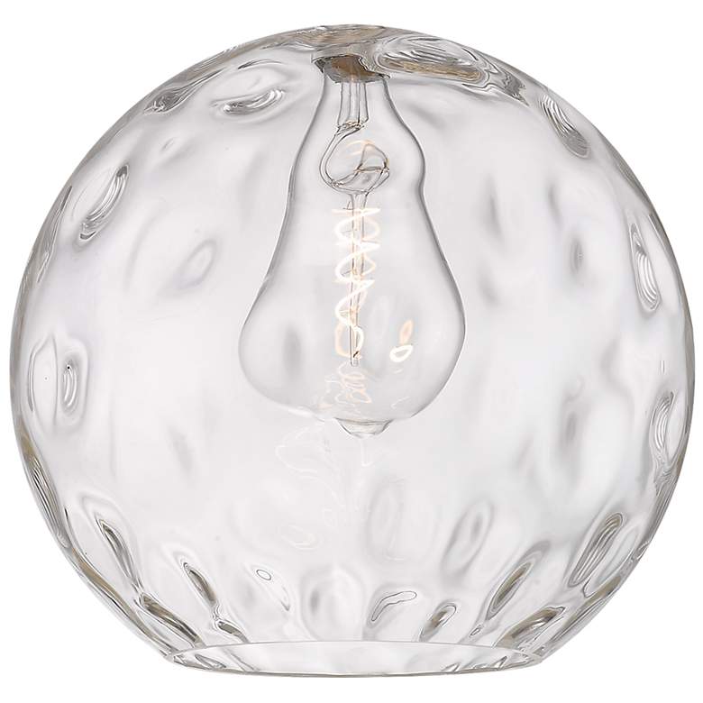 Image 5 Athens Water Glass 16" Wide Satin Gold Pendant Light more views
