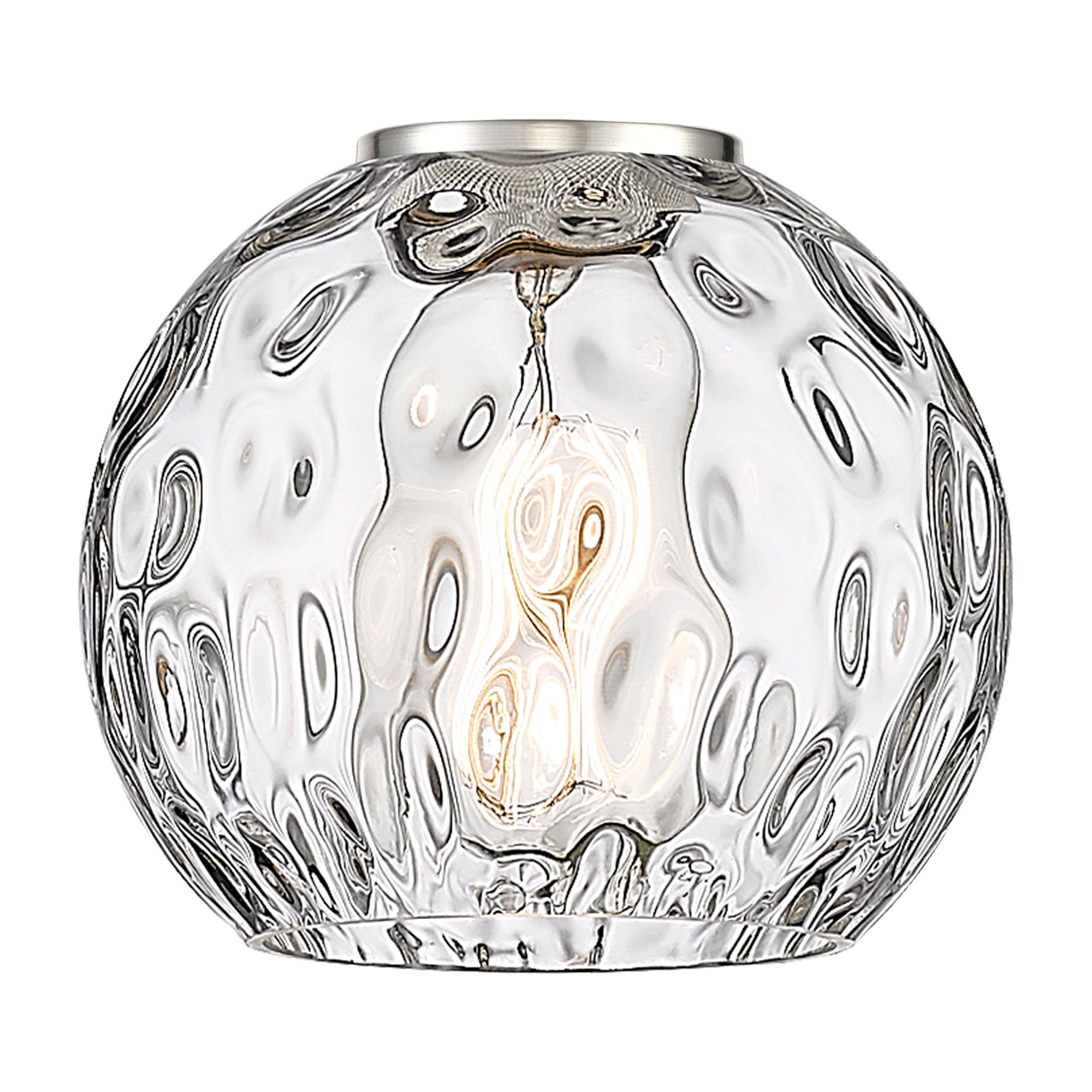 Image 5 Athens Water Glass 2 Light 16" Bath Light - Oil Rubbed Bronze - Clear  more views