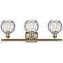 2_Athens Water Glass 26"W Antique Brass 3-Light LED Bath Light more views