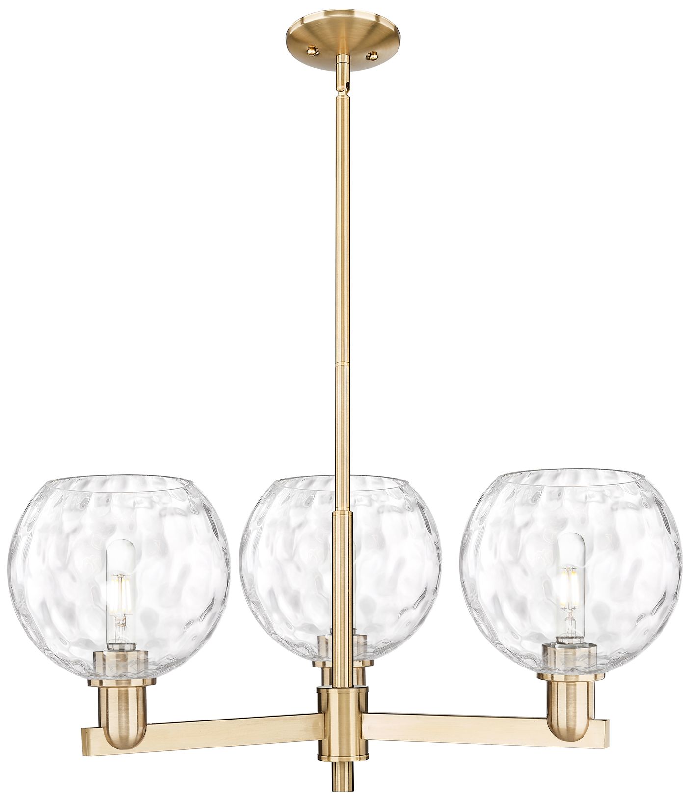 Athens Water Glass - 3 Light - 30 inch - Champagne Bronze - Island Light
