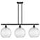 Athens Water Glass 3 Light 37" LED Island Light - Oil Rubbed Bronze -