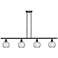 Athens Water Glass 4 Light 46" LED Island Light - Oil Rubbed Bronze -