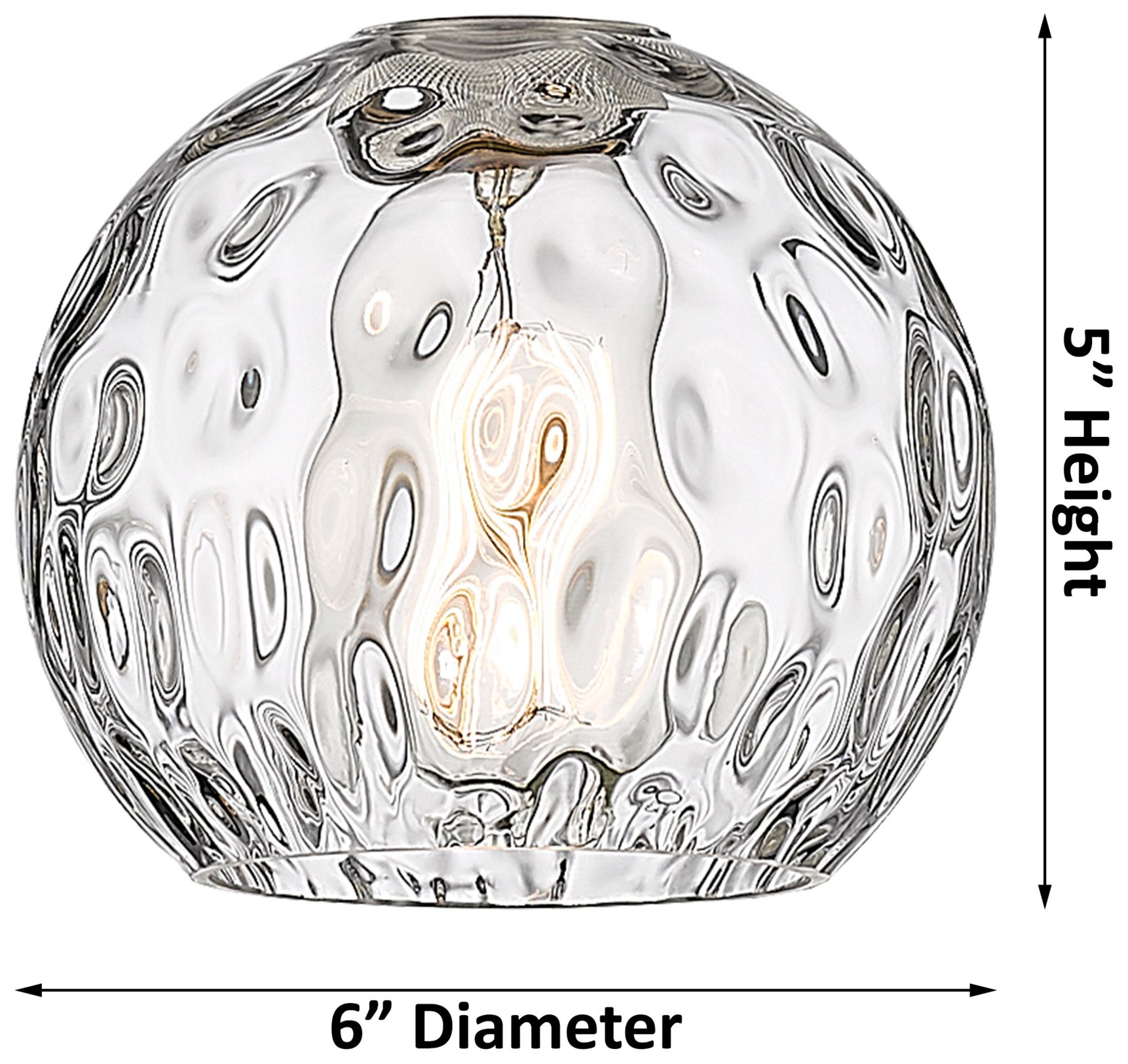 Image 6 Athens Water Glass 6" 3 Light 26" LED Bath Light - Bronze - Clear more views