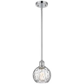 Athens Water Glass 6" LED Mini Pendant - Polished Chrome - Clear Athens Water Glass 6" LED Mini Pendant - Polished Chrome - Clear
