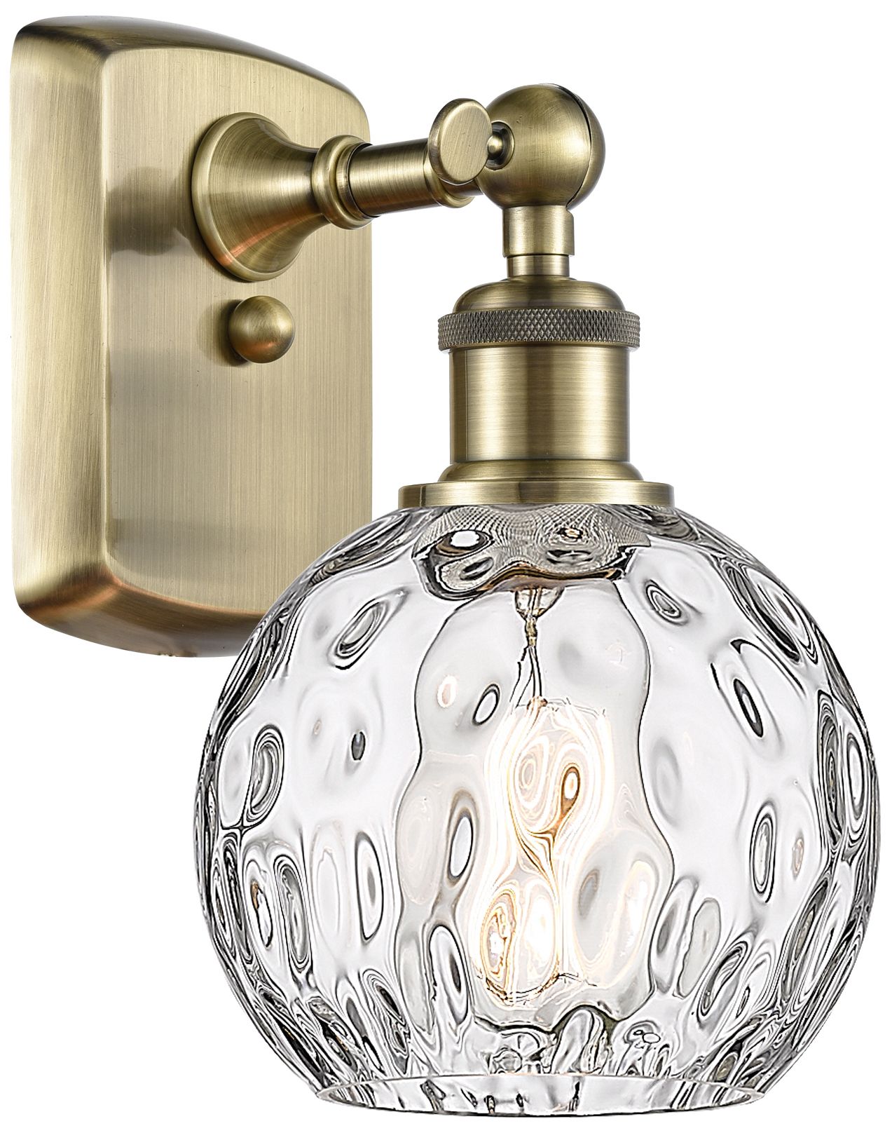 water glass sconce