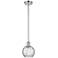 Athens Water Glass 6" Mini Pendant - Polished Chrome - Clear Water Gla