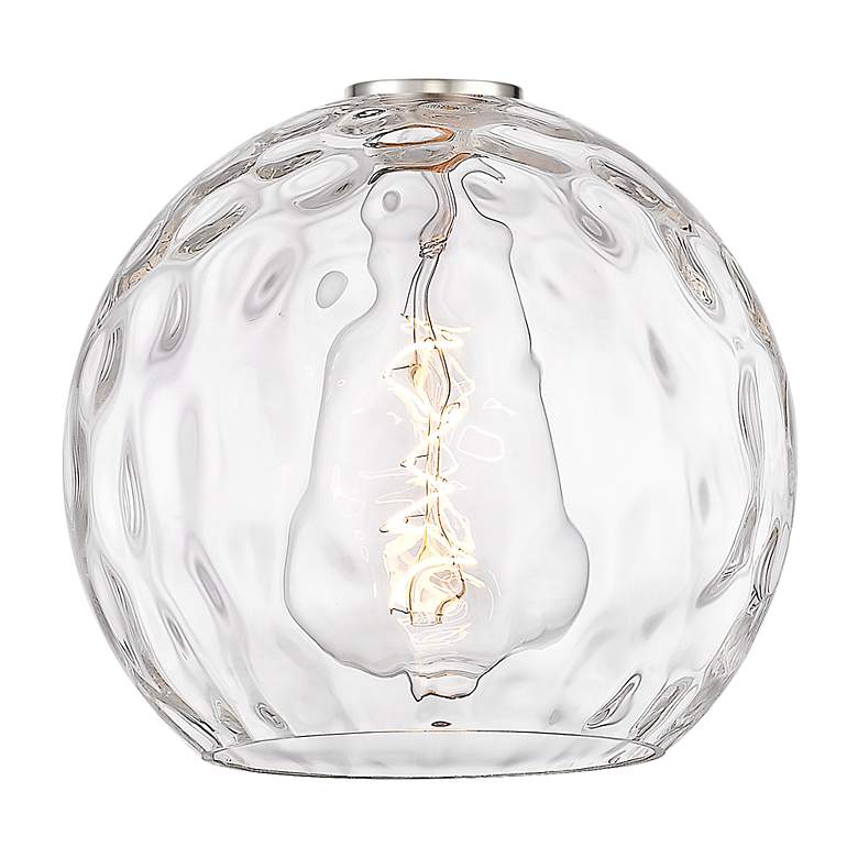Image 3 Athens Water Glass 8" 4 Light 48" Island Light - Brushed Brass - more views