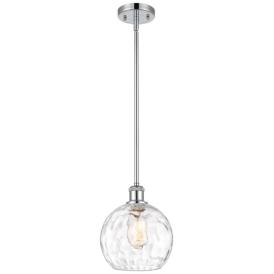 Athens Water Glass 8" LED Mini Pendant - Polished Chrome - Clear Athens Water Glass 8" LED Mini Pendant - Polished Chrome - Clear