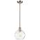 Athens Water Glass 8" Wide Brushed Satin Nickel Mini Pendant