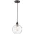 Athens Water Glass 8" Wide Oil-Rubbed Bronze Mini Pendant