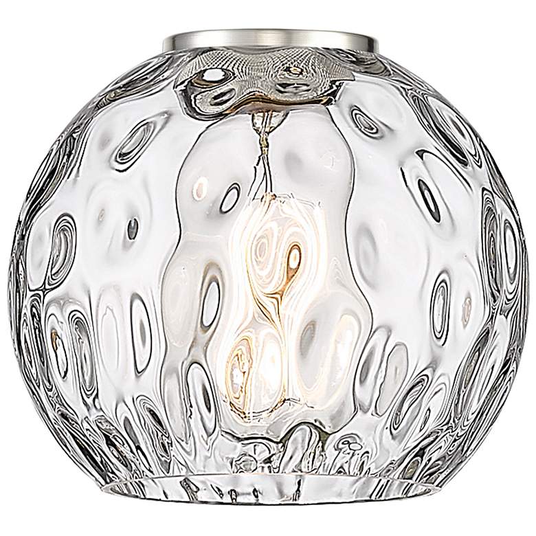 Image 6 Athens Water Glass 9 1/2"H Polished Chrome LED Wall Sconce more views