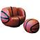 Athletik Swiveling Basketball Chair with Ottoman