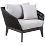 Thumbnail2 of Athos Charcoal Rope Dark Eucalyptus Outdoor Club Chair
