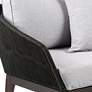 Thumbnail3 of Athos Charcoal Rope Dark Eucalyptus Outdoor Club Chair more views