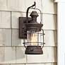 1_Atkins 15 1/2" High Centennial Rust Outdoor Wall Light