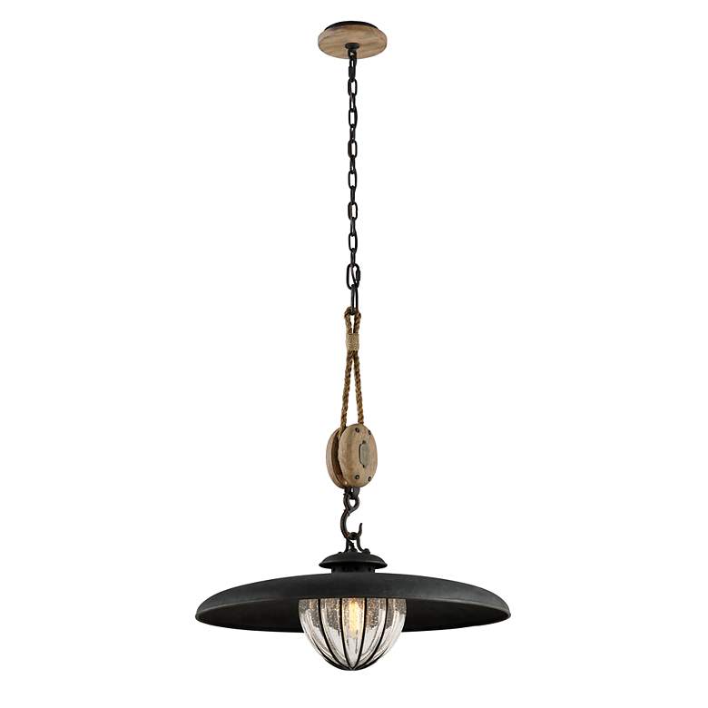 Image 2 Atkins 17 1/2"H Centennial Rust Outdoor Hanging Light more views
