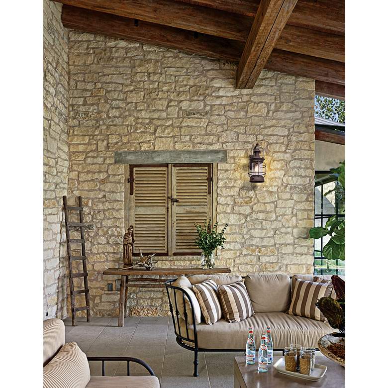 Image 2 Atkins 18" High Centennial Rust Outdoor Wall Light more views