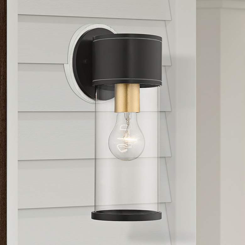 Image 1 Atlantic 1 Light Bronze Outdoor Medium Wall Lantern