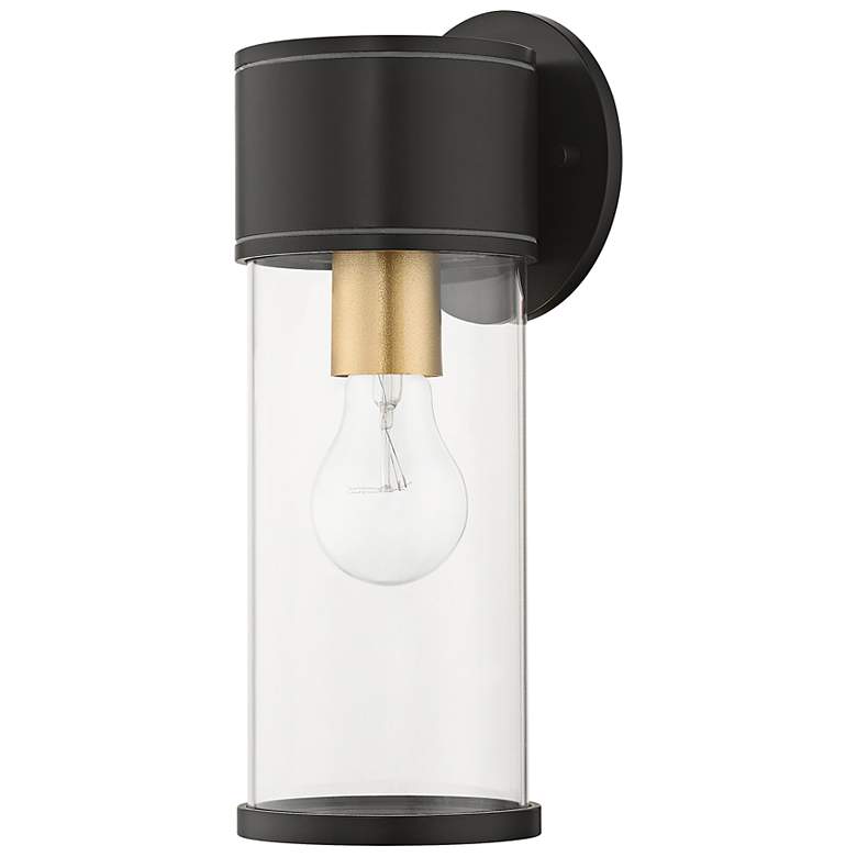 Image 6 Atlantic 1 Light Bronze Outdoor Medium Wall Lantern more views