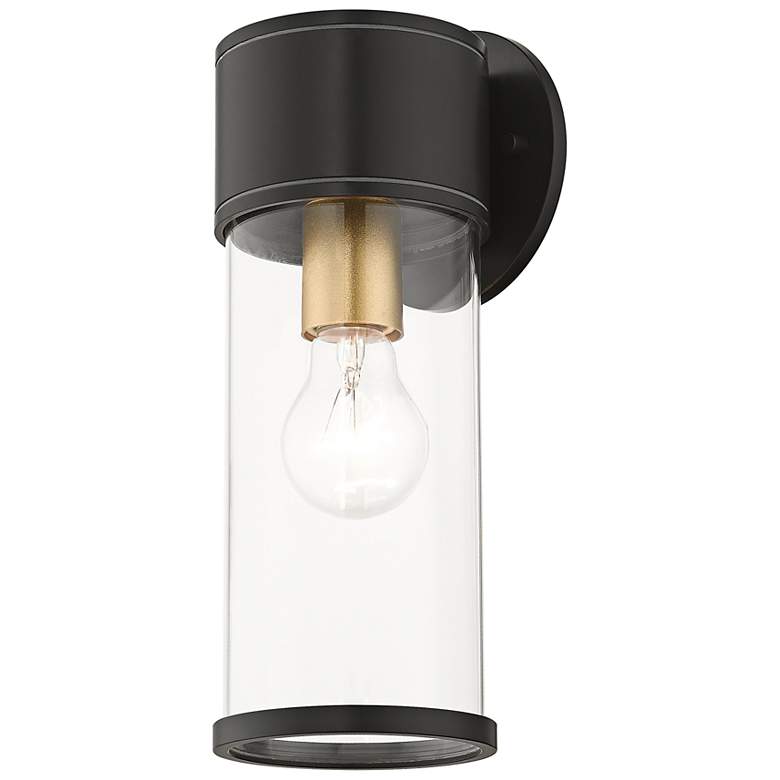 Image 7 Atlantic 1 Light Bronze Outdoor Medium Wall Lantern more views