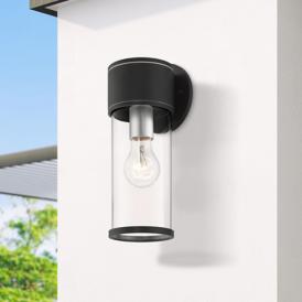 Atlantic 1 Light Textured Black Outdoor Medium Wall Lantern Atlantic 1 Light Textured Black Outdoor Medium Wall Lantern