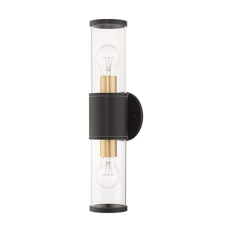 Image 3 Atlantic 2 Light Bronze Outdoor Large ADA Wall Lantern more views