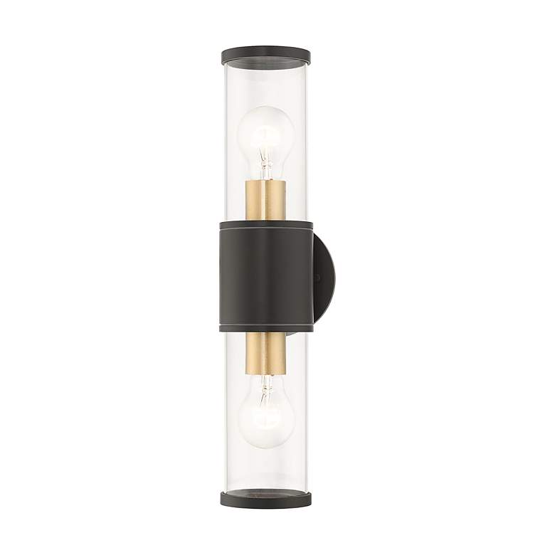 Image 5 Atlantic 2 Light Bronze Outdoor Large ADA Wall Lantern more views