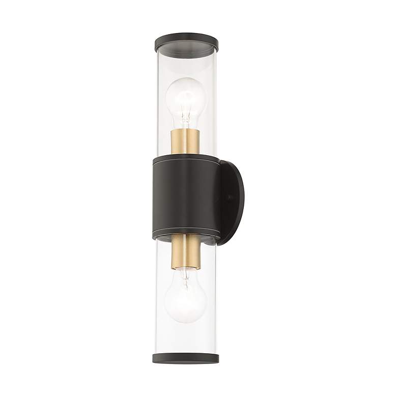 Image 7 Atlantic 2 Light Bronze Outdoor Large ADA Wall Lantern more views