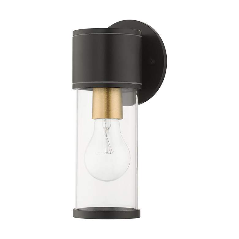Image 4 Atlantic 2 Light Bronze Outdoor Small ADA Wall Lantern more views
