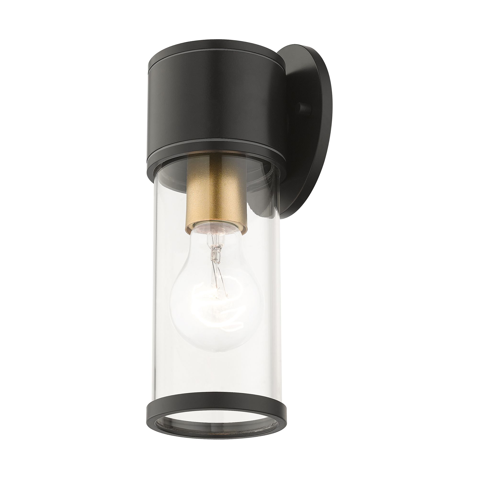 Atlantic 2 Light Bronze Outdoor Small ADA Wall Lantern