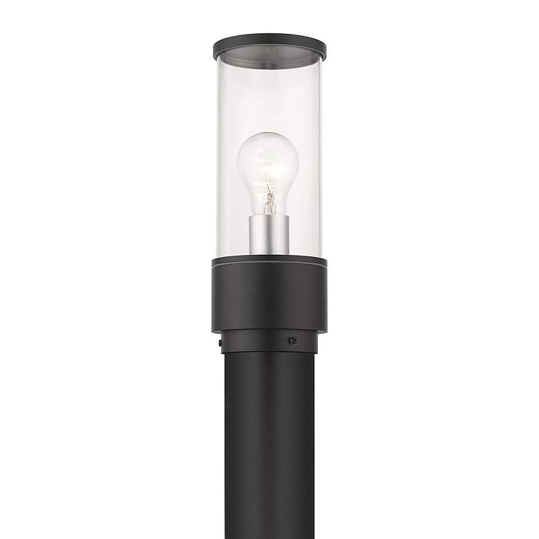 Image 4 Atlantic 2 Light Textured Black Outdoor Medium Post Top Lantern more views