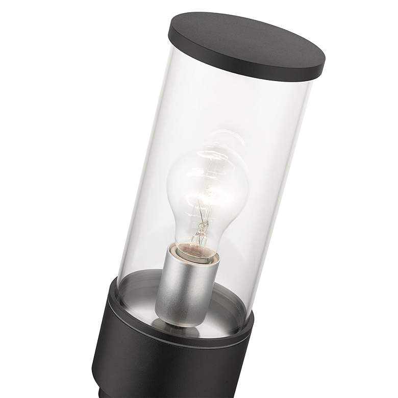 Image 7 Atlantic 2 Light Textured Black Outdoor Medium Post Top Lantern more views