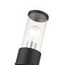 5_Atlantic 2 Light Textured Black Outdoor Small Post Top Lantern more views
