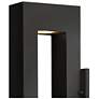 4_Atlantis 16"H Satin Black Integrated LED Outdoor Wall Light more views