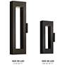 5_Atlantis 16"H Satin Black Integrated LED Outdoor Wall Light more views