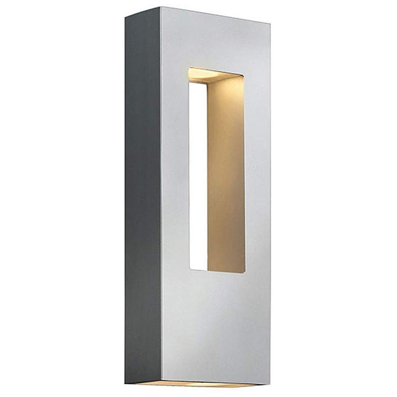 Image 1 Atlantis 16"H Titanium ADA Integrated LED Outdoor Wall Light