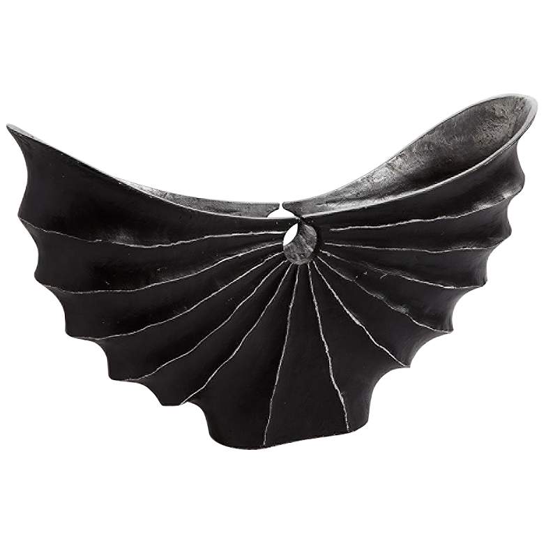 Image 1 Atlantis 18 1/2" Wide Antique Black Metal Watertight Centerpiece
