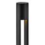 Atlantis 20"H Satin Black LED Landscape Round Bollard Light